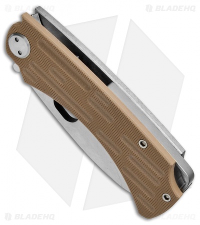 Medford Colonial G Frame Lock Knife Coyote G-10 (3.5" Stonewash) MKT