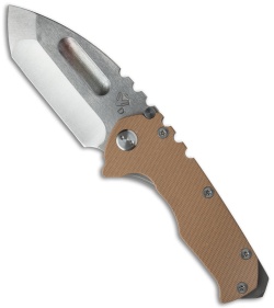 Medford Praetorian G/T Frame Lock Knife Coyote G-10 (3.75" Stonewash) MKT