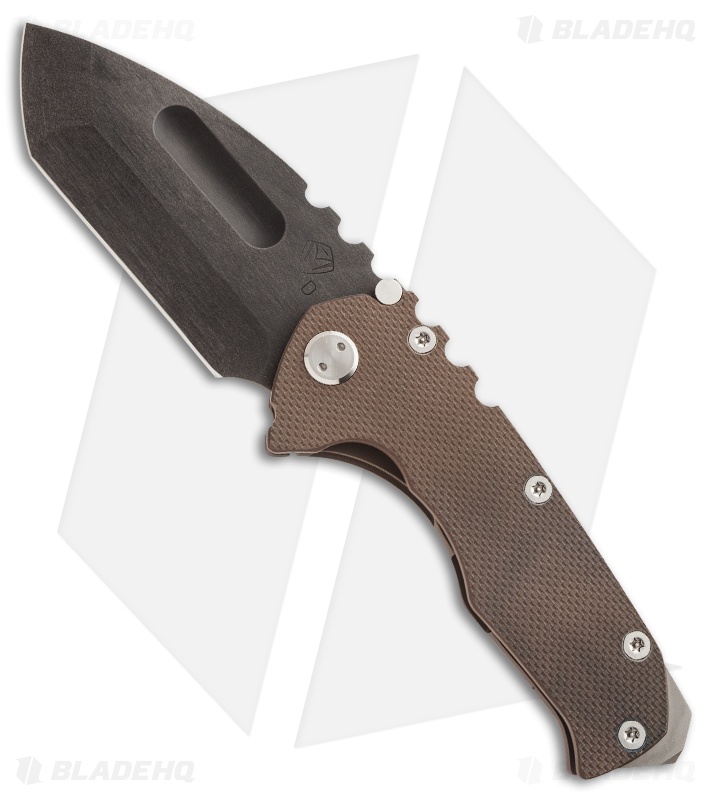 Medford Praetorian G Knife Brown G10 (3.75" Black) MKT Blade HQ