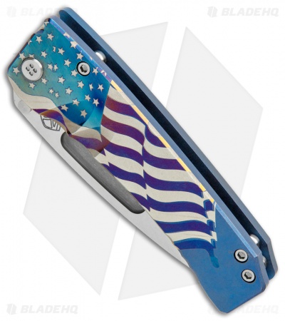 Medford Custom Midi Marauder Knife Custom Drop Point American Flag