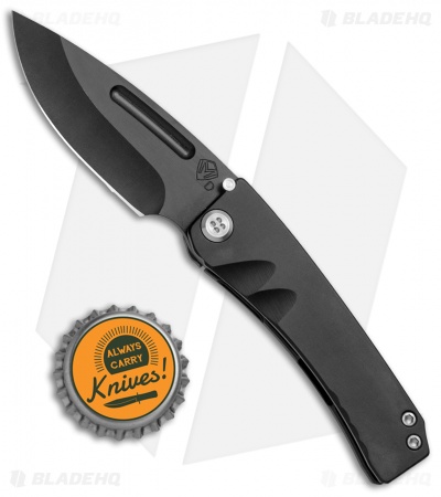 Medford Dress Marauder Frame Lock Knife Black Titanium (2.6" D2 PVD) MKT