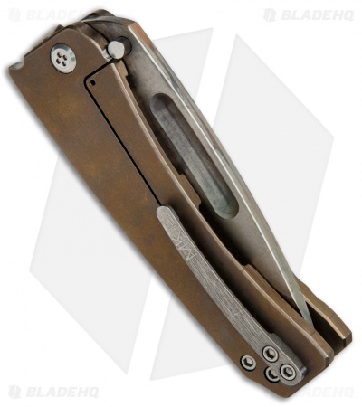 Medford Midi Marauder Frame Lock Knife Bronze Ti (3.625" Vulcan) MKT