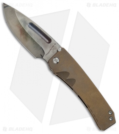 Medford Midi Marauder Frame Lock Knife Bronze Ti (3.625" Vulcan) MKT