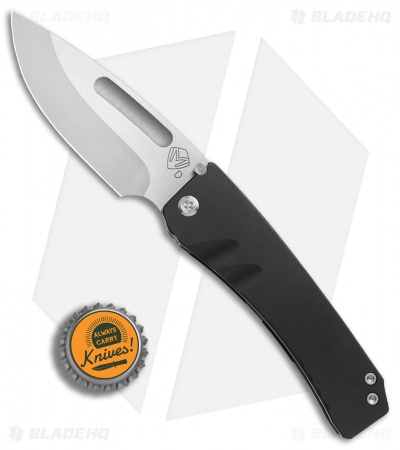 Medford Midi Marauder Frame Lock Knife Black PVD Ti (3.625" Satin) MKT