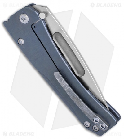 Medford Slim Midi Marauder Frame Lock Knife Blue Ti (3.625" Stonewash) MKT