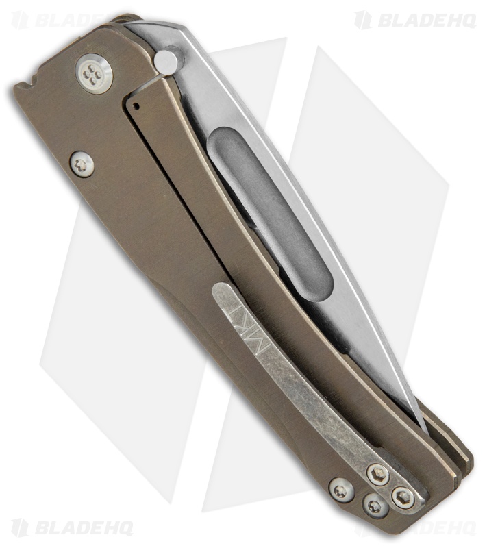 Medford Slim Midi Marauder Frame Lock Knife BronzeTi (3.625" Stonewash) MKT