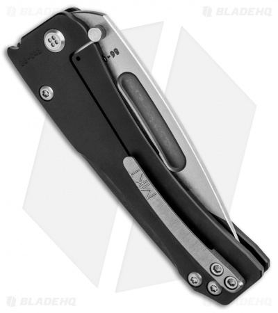 Medford Slim Midi Marauder Frame Lock Knife Black Ti (3.625" Stonewash) MKT