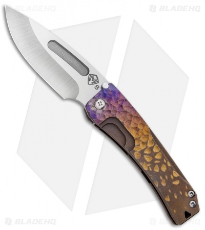 Medford Custom Slim Midi Marauder Knife Sculpted Ano Ti (3.625" Satin) MKT