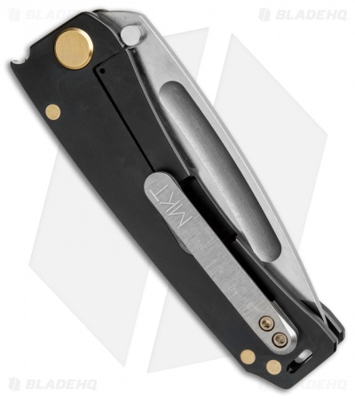 Medford Marauder Tanto Frame Lock Knife Black PVD Titanium (4.25" Stonewash) MKT