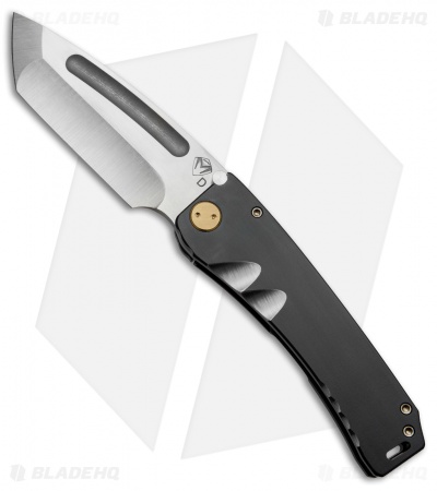 Medford Marauder Tanto Frame Lock Knife Black PVD Titanium (4.25" Stonewash) MKT