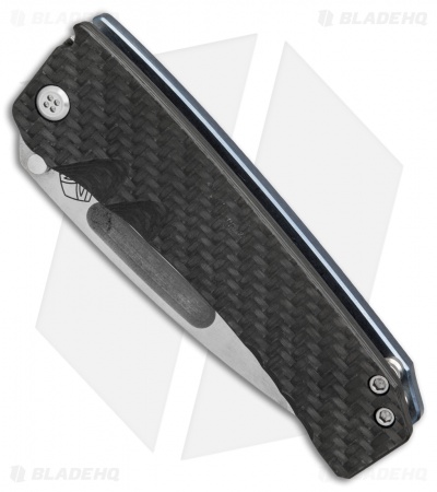 Medford Midi Marauder Frame Lock Knife Carbon Fiber/Blue Ti (3.625" Satin) MKT