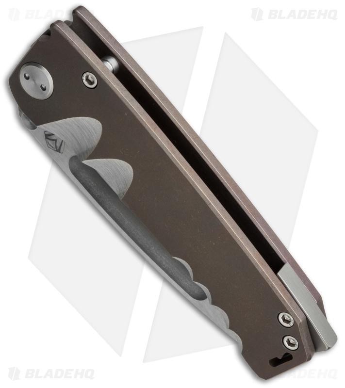 Medford Marauder Tanto Frame Lock Knife Bronzed (4.25" Stonewash) MKT