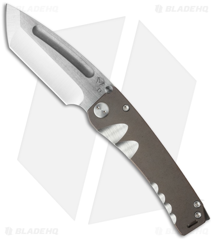 Medford Marauder Tanto Frame Lock Knife Bronzed (4.25" Stonewash) MKT