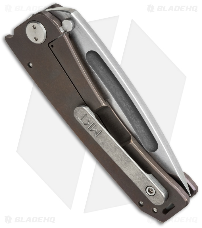 Medford Marauder Tanto Frame Lock Knife Bronzed (4.25" Stonewash) MKT
