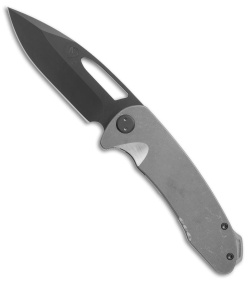 Medford On Belay Frame Lock Knife Tumbled Ti (4.125" Black PVD) MKT