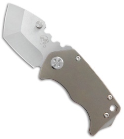 Medford Panzer Tanto Frame Lock Knife Bronze Ano (2.5" Tumbled) MKT