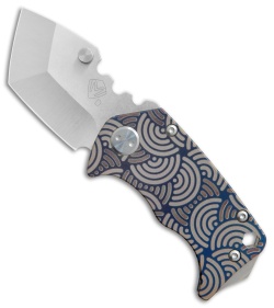 Medford Panzer Tanto Frame Lock Knife Swirl/Bronze (2.5" Tumbled) MKT