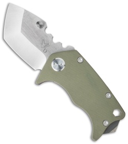 Medford Panzer Tanto Frame Lock Knife OD G-10/Ano Ti (2.5" Stonewash) MKT