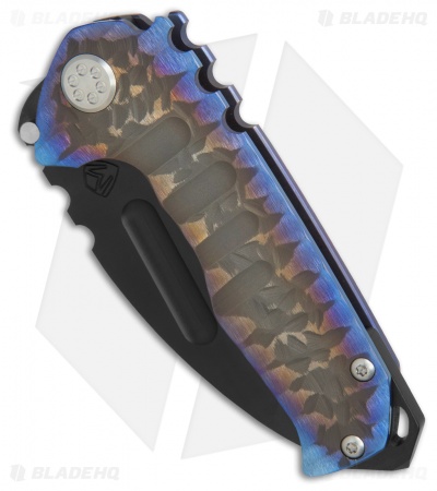 Medford Praetorian Genesis T Tanto Knife Sculpted Purp/Bronze  (3.3" Black) MKT