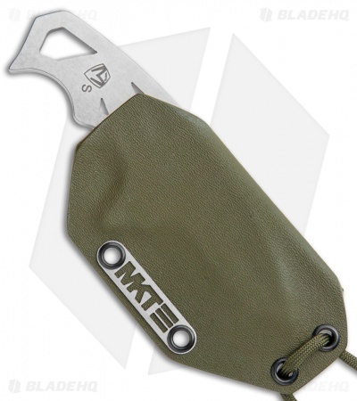 Medford Praetorian Neck Knife OD Green Kydex Sheath (3" Stonewash) MKT