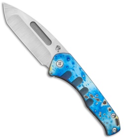 Medford Praetorian Slim Frame Lock Knife Flamed Tumbled Tanto (3.3" Tumbled)