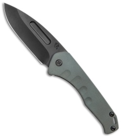 Medford Praetorian Slim Frame Lock Bead Blasted Drop Point (3.3" Black PVD)