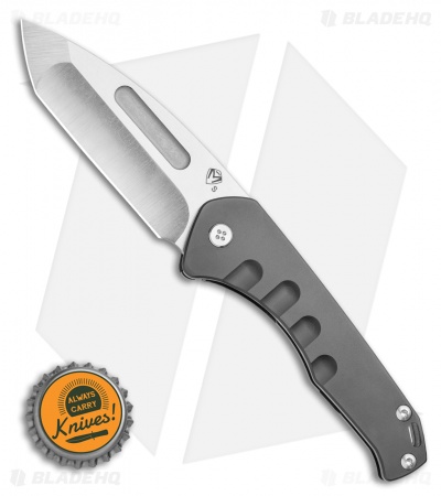 Medford Praetorian Slim Frame Lock Knife Tanto (3.3" Tumbled)