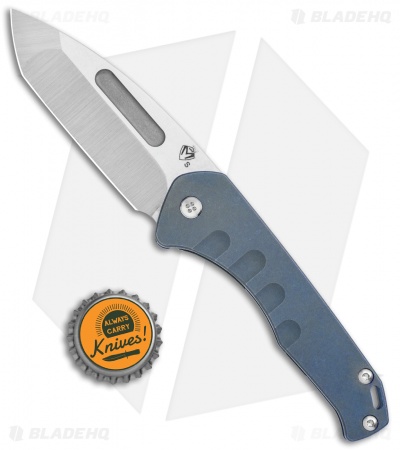 Medford Praetorian Slim Frame Lock Knife Blue Ano Tanto (3.3" Tumbled)