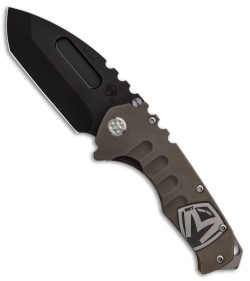 Medford Custom Praetorian T | Frame Lock Knife | Bronze Logo Ti/Black