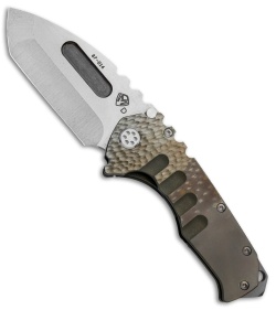 Medford Custom Praetorian T Knife Sculpted Bronze Fade Ti (3.75" Tumbled) MKT