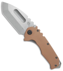 Medford Praetorian G Frame Lock Knife Coyote Tan/Teal Ano (3.75" Stonewash) MKT