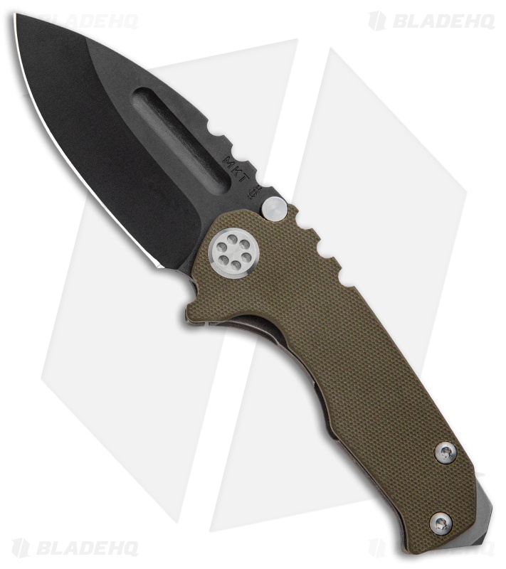 Medford Micro Praetorian Frame Lock Knife Green G-10/Ti (2.75