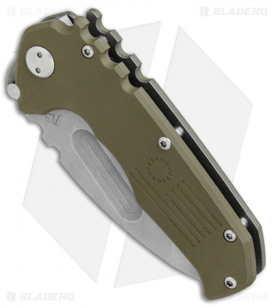 Medford Praetorian-P Liner Lock Knife OD Green G-10 (3.75" Tum) MKT