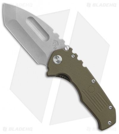 Medford Praetorian-P Liner Lock Knife OD Green G-10 (3.75" Tum) MKT