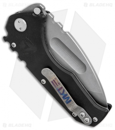 Medford Praetorian-P  Liner Lock Knife Black G-10 (3.75" Tumbled) MKT
