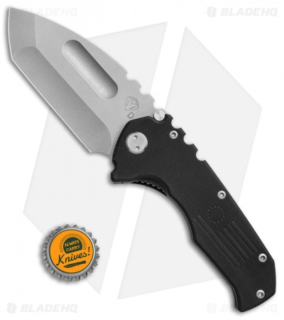 Medford Praetorian-P  Liner Lock Knife Black G-10 (3.75" Tumbled) MKT