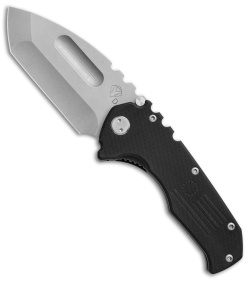 Medford Praetorian-P  Liner Lock Knife Black G-10 (3.75" Tumbled) MKT