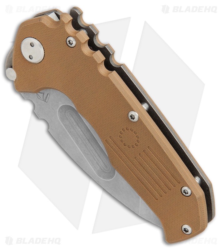 Medford Praetorian Scout Liner Lock Knife Coyote G-10 (3.75" Stonewash) MKT