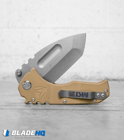 Medford Praetorian Scout Liner Lock Knife Coyote G-10 (3.75" Stonewash) MKT