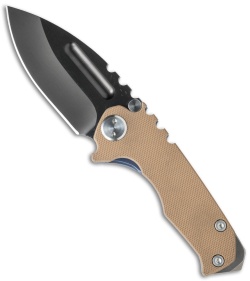 Medford Micro Praetorian G Knife Coyote Tan G-10/Blue Ano (2.875" Black) MKT