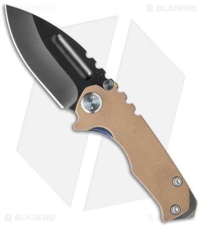 Medford Micro Praetorian G Knife Coyote Tan G-10/Blue Ano (2.875" Black) MKT