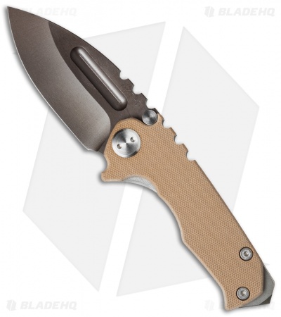 Medford Micro Praetorian G Knife Coyote Tan G-10 (2.875" Oxide) MKT