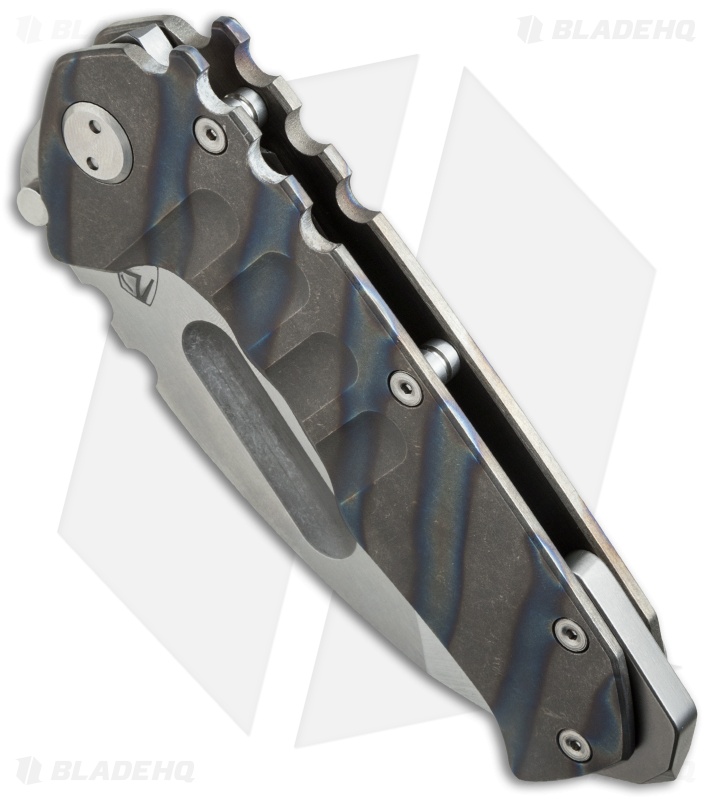 Medford Praetorian T Frame Lock Knife Flame Titanium (3.75" Stonewash) MKT