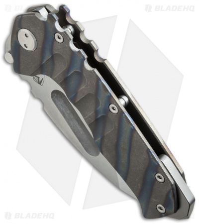 Medford Praetorian T Frame Lock Knife Flame Titanium (3.75" Stonewash) MKT