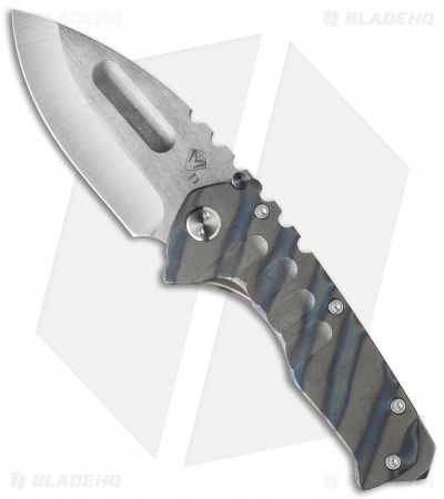 Medford Praetorian T Frame Lock Knife Flame Titanium (3.75" Stonewash) MKT