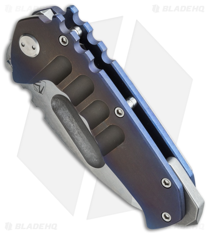 Medford Praetorian Ti Frame Lock Knife Fade Ano Titanium (3.75" Stonewash) MKT