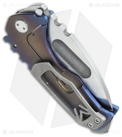 Medford Praetorian Ti Frame Lock Knife Fade Ano Titanium (3.75" Stonewash) MKT
