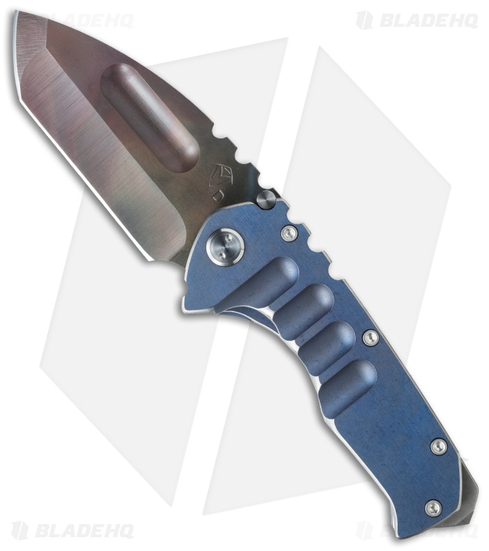 Medford Praetorian Ti Frame Lock Knife Blue Ano Titanium (3.75" Vulcan) MKT