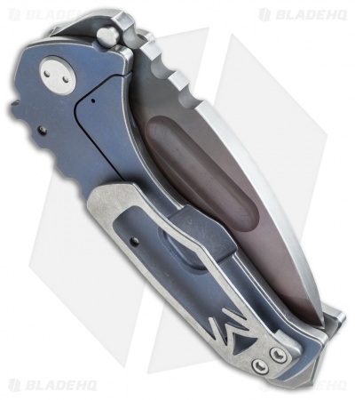 Medford Praetorian Ti Frame Lock Knife Blue Ano Titanium (3.75" Vulcan) MKT