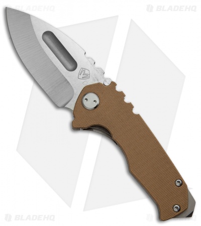 Medford Praetorian Genesis G Frame Lock Knife Coyote G-10 (3.3" Stonewash) MKT